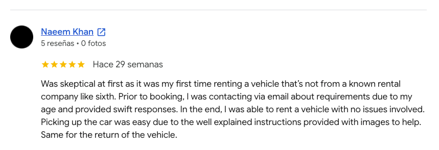 Google review by Naeem Khan about offUgo, rated 5 out of 5.